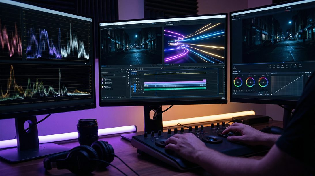 每日大赛霓虹光效后期制作视频教程